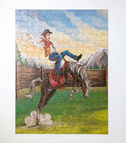 Blank Puzzle for Knights Horse Racing XU JING QUAN Puzzle Large 300 PCS Child Toys Gift Custom Sublimation