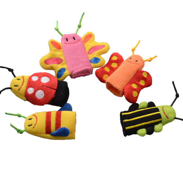 Cute designer baby Finger puppets butterfly animal kids toys Infant Hand puppets toys kids toys baby Finger Puppets A3019