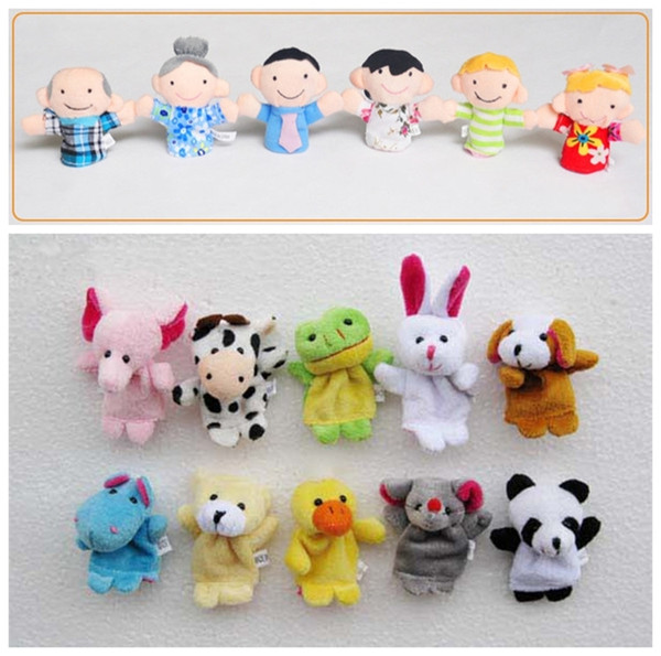 Baby Toy Cartoon Finger Puppet,Finger Toy,Finger Doll,Animal Doll,Baby Dolls for Kid's Fairy Tale Family Toys Free A-0258