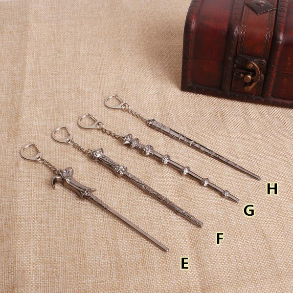 Europe and The United States Explosion Models Harry Potter six bone magic stick Hermione Sirius Star V Magic Wand Necklace 8 Colors