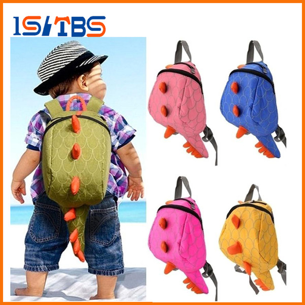 New Cartoon Personality Kawaii Monster Canvas Backpack Smaller Dinosaurs Snacks Fashion Toy Kids Backpack for Children