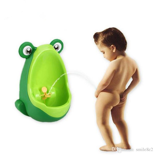 Wall-Mounted Children Baby Potty Toilet Training Kids Urinal Boy Plastic Toilet Seat High Quality Baby Care Groove Product Children Toilet+B