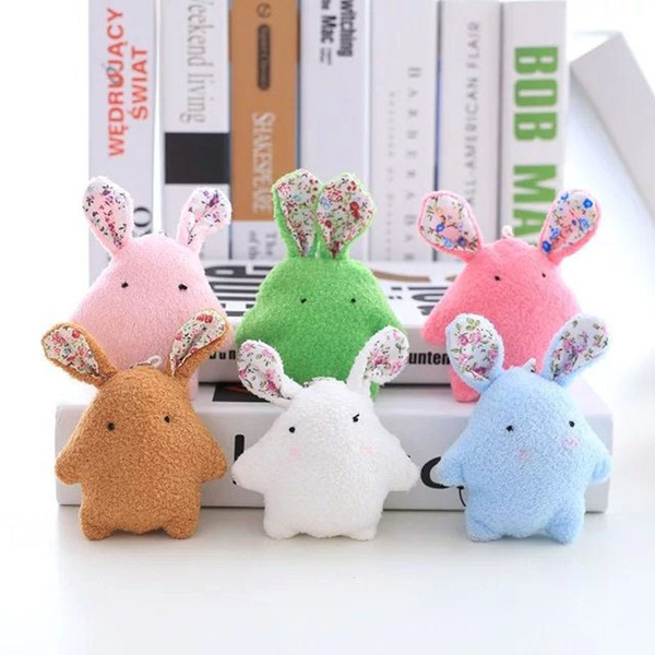 Promotion 9cm Lovely Rabbit Stuffed Plush Rabbit Kawaii Rabbit Toys Cute Plush Toys Kids Birthday Gift Cute