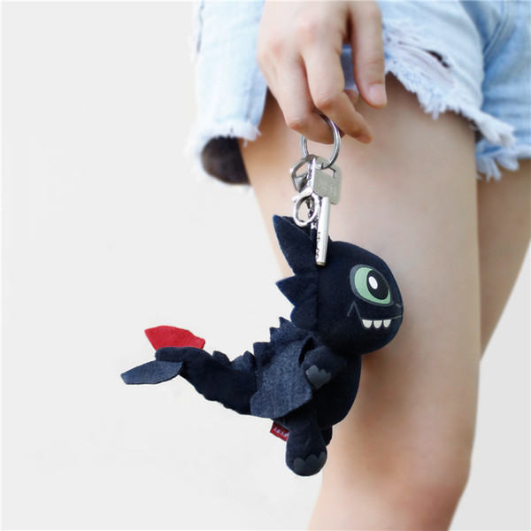 17cm (6.7inch) How to Train Your Dragon 3 Plush pendant Toy 2019 New movie Toothless Stuffed Doll Key chain Christmas Gift B