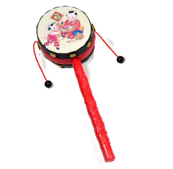 Wholesale children's toys,Good quality auspicious wave drum,Baby Rattle