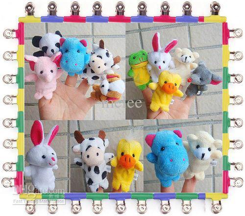 Baby Kids Plush Toy Finger Puppets Talking Props 10 animals Educational Puppets for Storytelling Story Time Language Skills