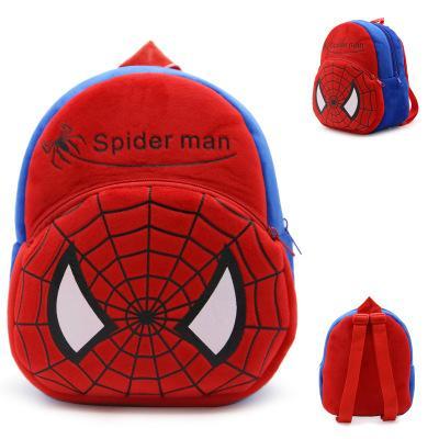 Hot Plush Spider Man Cartoon Kid School Backpack toy For Child Schoolbag For Kindergarten Baby Mochila Infantil Student School kid Backpack.