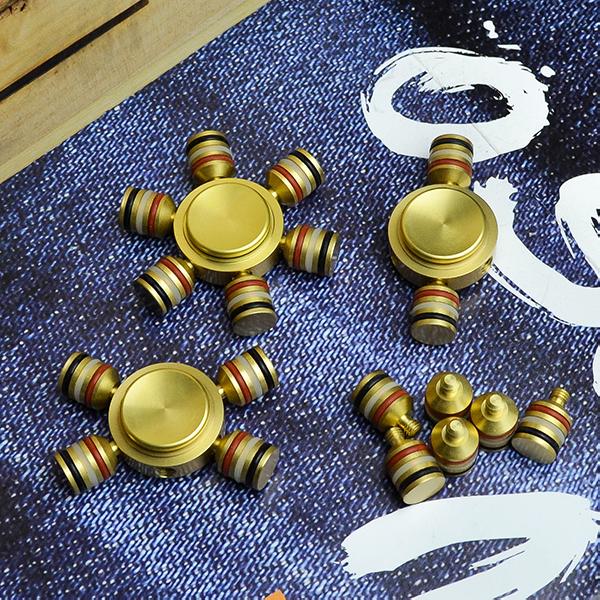 Torqbar Zn alloy Metal EDC tool Superhuman powers Hand spinner Fidget Tri Spinner Fidget Toy Relieves Stress and Anxiety Decompression Toy