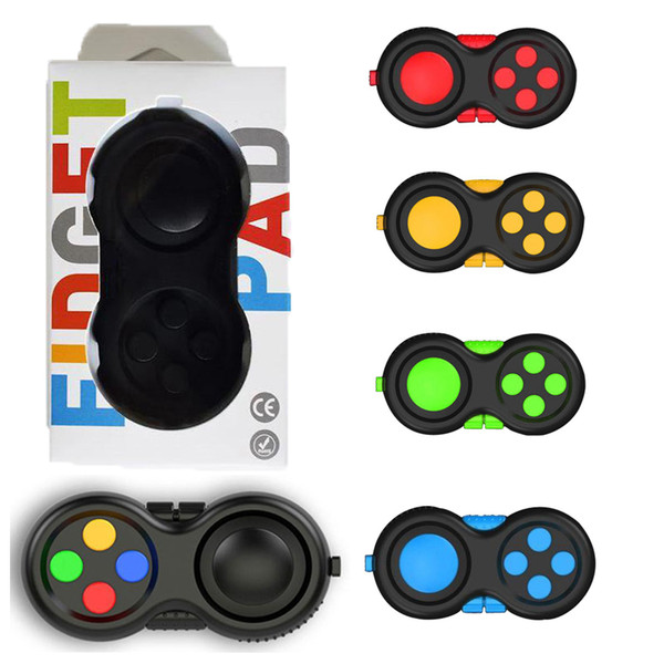 Game Controllers Magic Fidget Pad Cube Gamepad Children Desk Toy Adults Stress Relief ADHD Relieves Squeeze Decompression Hand Fun Toys