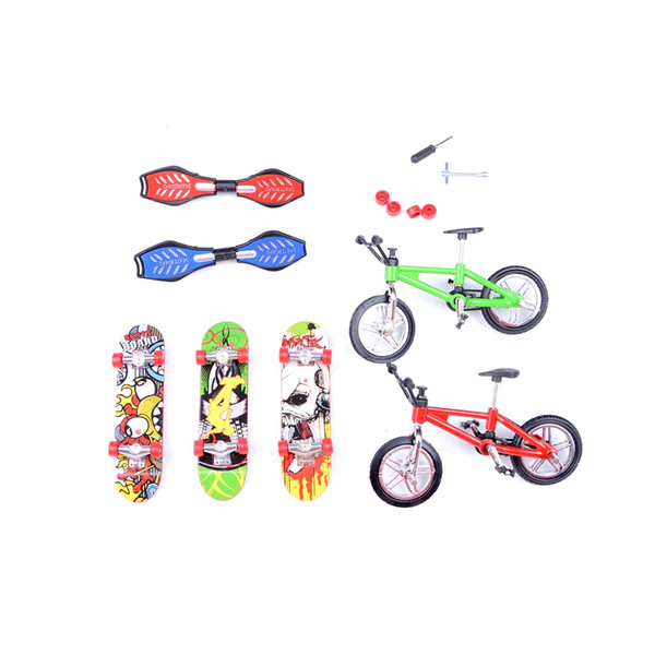 Finger Skateboard And Finger bike Toys Kids Prizes Mini-Finger-Bmx Fingerboard Finger Skate Board Scooter Kids Bicycle