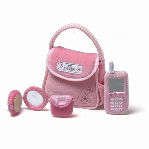 Wholesale-High Quality Creative Cloth Toys, Purse+Phone Playsets for Baby Girls