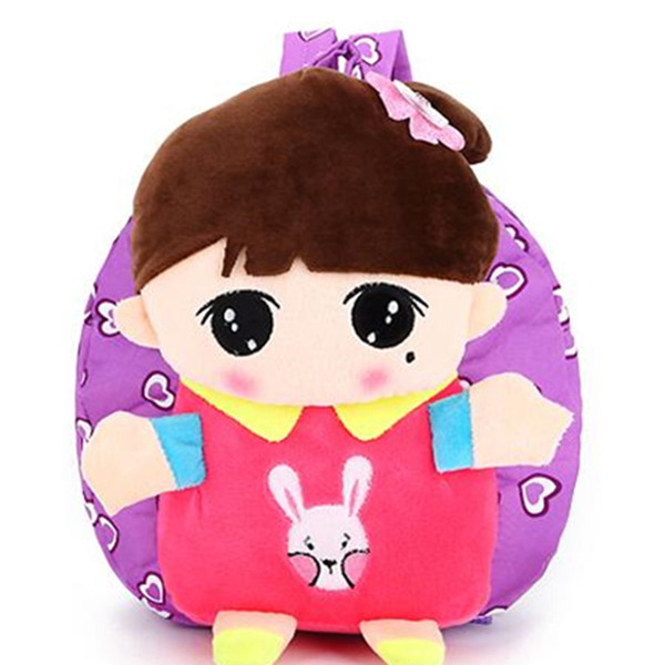 Mini Plush Backpack CUTE Girl Cartoon Baby Soft Plush Bag Lovely Children's School Bags Backpack for 1-5 Years Gifts GZ46