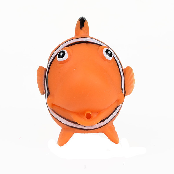 fish bath 6pcs Squirting Fish Bathtub Toys Spray Cute Cartoon Baby Soft Bath Toy Model Of Marine Animals