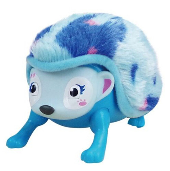 Interactive Pet Hedgehog with Multi-modes Lights Sounds Sensors Light-up Eyes Wiggy Nose Walk Roll Headstand Curl up Giggle Toys