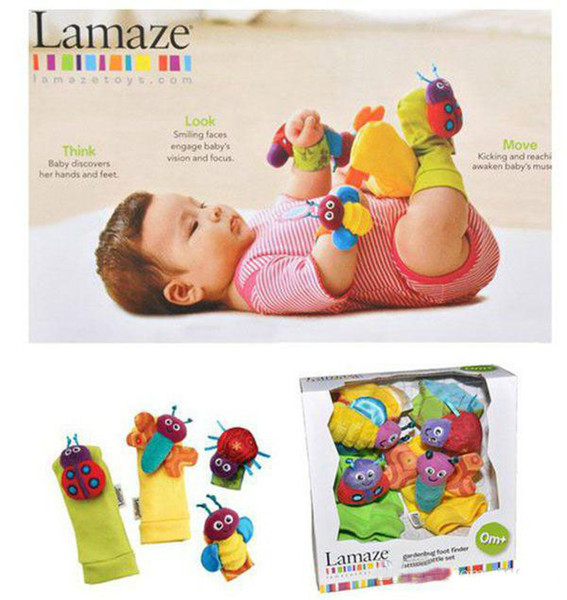 Baby lamaze high-contrast garden Bug wrist 