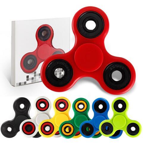 New EDC Fidget Spinner toy finger spinner toy Hand tri spinner HandSpinner EDC Toy For Decompression Anxiety Toys DHL free shipping