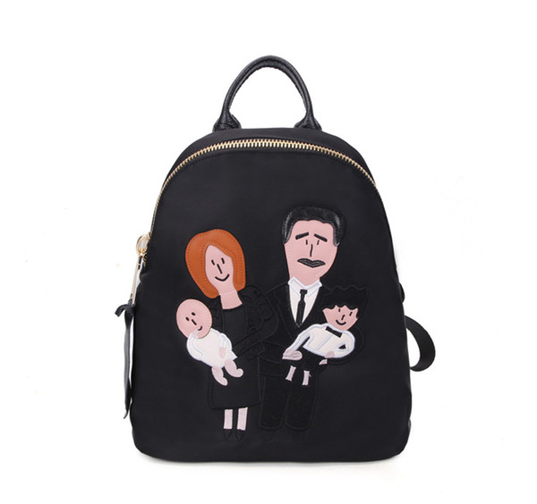 Fashion Cartoon Mafia Family Backpacks, Cute Leisure Travel Bags, Kindergarten Schoolbags, Kid' Birthday' Party, Christmas Gifts, Collecting