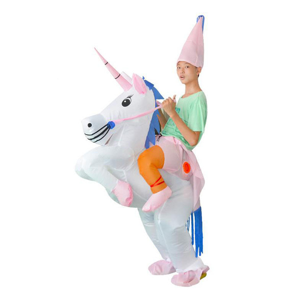 Halloween inflatable costume tianma inflatable costume mount unicorn horned horse cosplay dinosaur inflatable costume