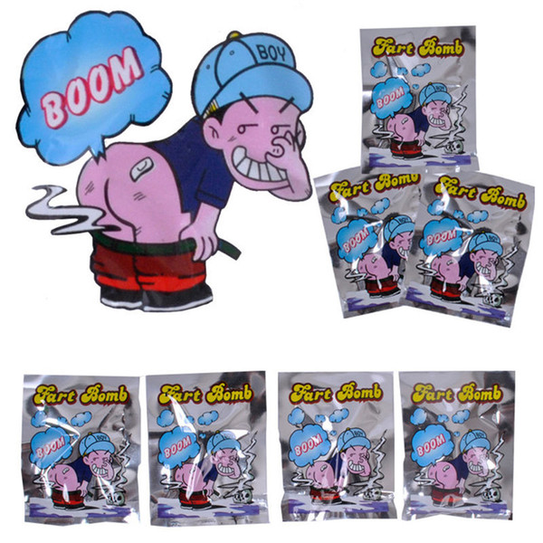 200pcs Funny Fart Bomb Bags Stink Bomb Smelly Funny Gags Practical Jokes Fool Toy April Fool's Day Tricky Toys AIJILE