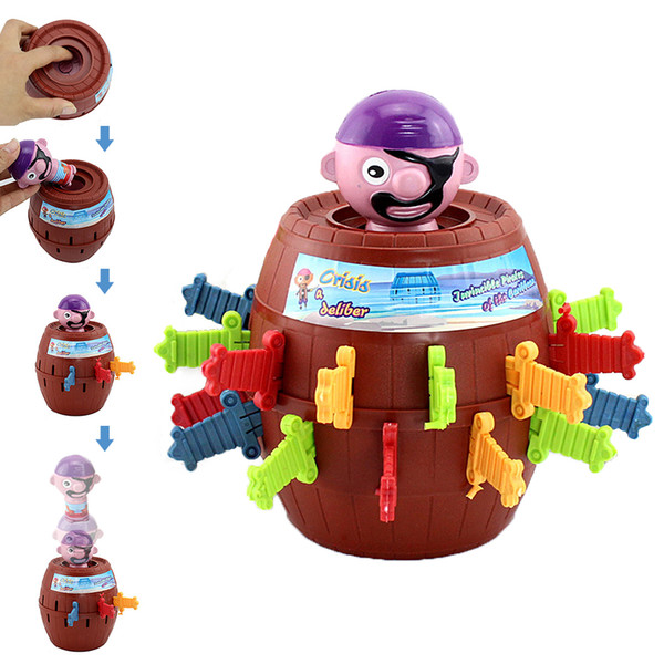 Novelty Toy Tricky Pirate Barrel Game for Kids and adults Lucky Stab Pop Up Game Toys Intellectual Game For Kids