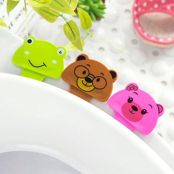 Cheap Price Cute cartoon toilet lid is put creative portable clamshell device, not dirty hands lifted the toilet lid