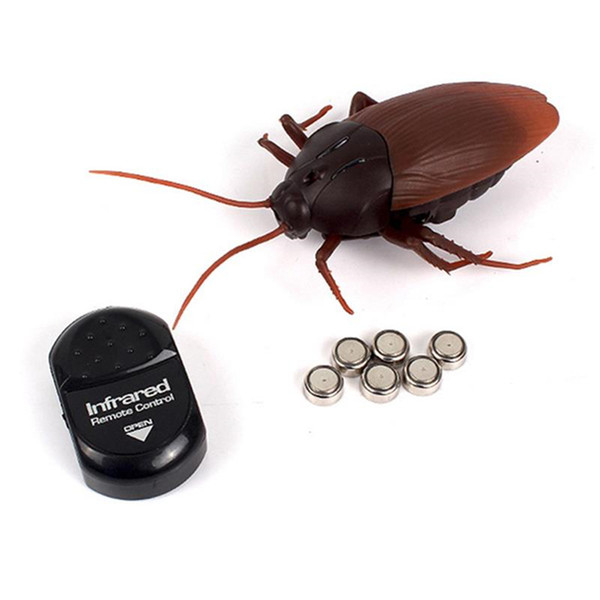 Novetly Remote Control Beetles RC Mini Beetle Cockroach Insect Infrared remote control toy For Kids Birthday Xmas Gifts free shipping