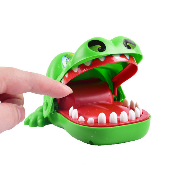 Mouth Dentist Bite Finger Toy Large Crocodile Pulling Teeth Bar Games Toys Kids Funny Toy For Children Gift