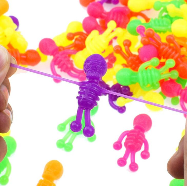 Environmental plastic solid color and multi-color TPR skeleton zombie model Humans For Playtime Decoration and Parties