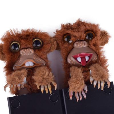 New Fashion Funny Monkey Toy Spoof Monkey Toys Pet Prankster Jitters Fur Plastic Brown Pet Surprise Toys Fur Plastic Finger Toys