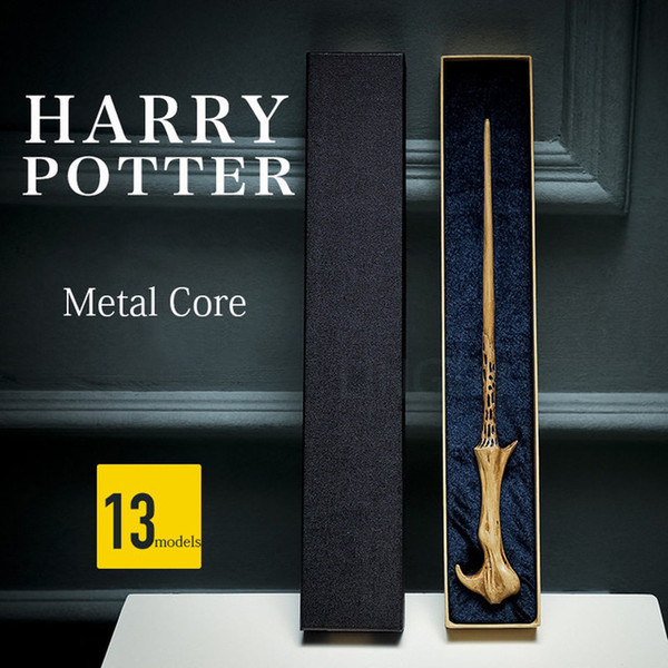 New Metal Core Harry Potter Series Magic Wand Cosplay Dumbledore Hogwarts Wand Harry Potter High Quality Gift Harry Potter Magical Stick Wa