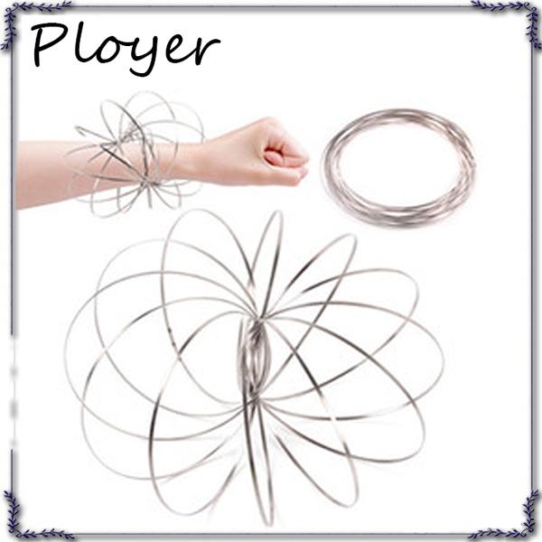 metal Toroflux Flow ring Toy Holographic by While Moving Creates a Ring Flow Rainbow Toys Flow rings 770022-1