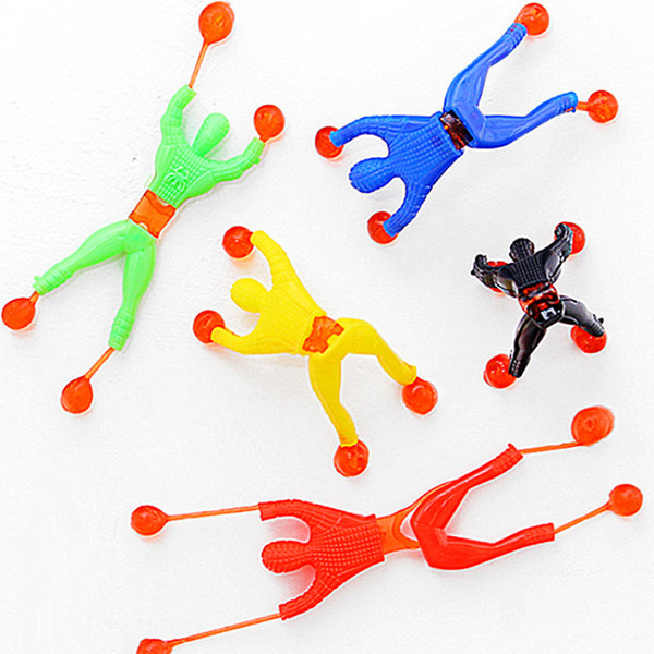 50pcs/lot funny toys wall climbing spiderman person climber spider Christmas gift kids children toys free shipping