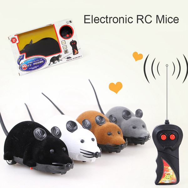 Drop Cat Toy Wireless Remote Control Mouse Electronic RC Mice Toy Pets Cat Toy Mouse For Kids Toys 