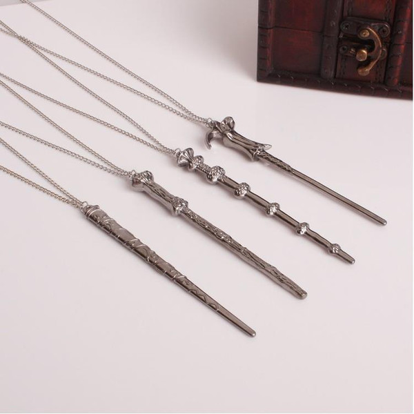 New Europe and the United States Harry Potter Six Bone Magic Wand Hermione Sirius Star V Volcker Necklace Unisex Simple Explosion