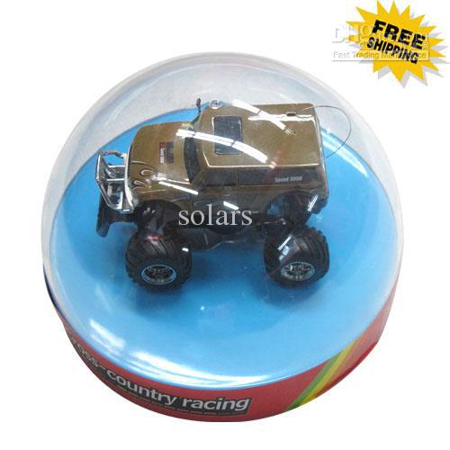 Semicircle Novelty Design Remote Control Car RC Mini Racing Car model toys 10pcs/lot