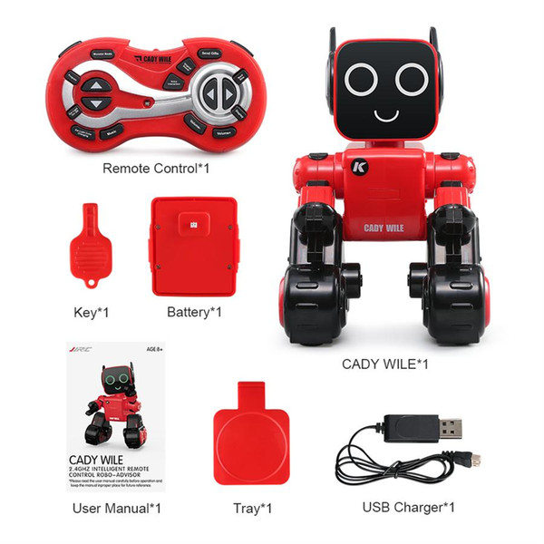 JJRC Remote Control Robot, R4 RC Robot (Interactive Robot + Large Capacity Coin Bank + Voice Recording and Alerting + Programming