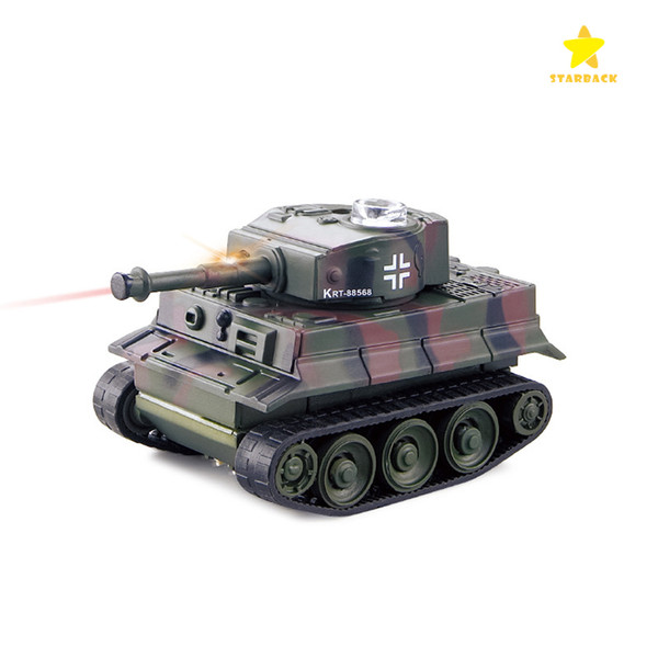 Mini Remote Control Tank Remote Control Toy Electric Lighting Wireless Remote Tank Electric Model with Package