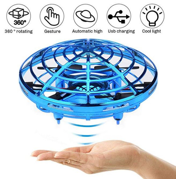 Flying Ball Infrared Sensor Interactive UFO Toy Intelligence Sensor Aircraft Flying Toy for Children 360° HOVER UFO Ball