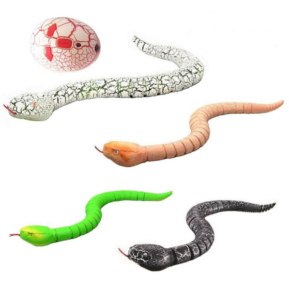 IR RC Animals Rattlesnake Snake Centipede Bionic Reptile 3CH Infrared Remote Radio Control Snakes Chilopod Rattle Tricky Brains Toys OTH736