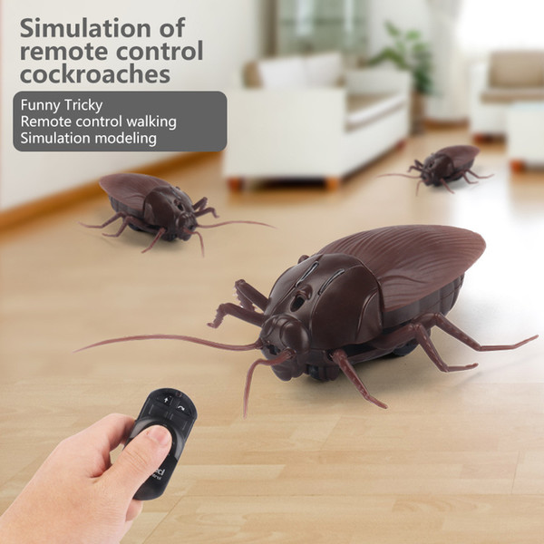 High Simulation Animal Cockroach Infrared Remote Control Kids Toy Gift