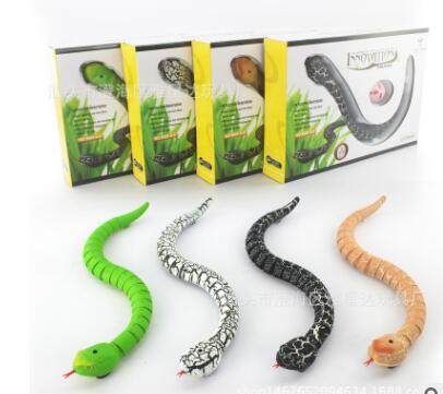 IR RC Animals Rattlesnake Snake Centipede Bionic Reptile 3CH Infrared Remote Radio Control Snakes Chilopod Rattle Snake Tricky Brains Toys