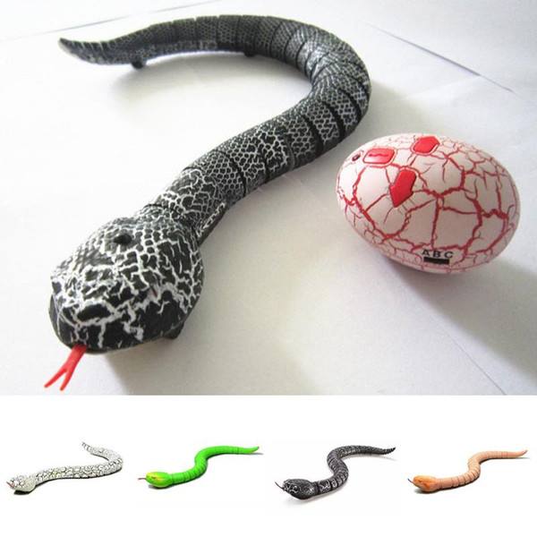 IR RC Ratlesnake Snake Radio Centipede Bioni Simulation Snake Infrared Remote Control Egg Animals Micro For Kids Xmas Christmas Gift Present