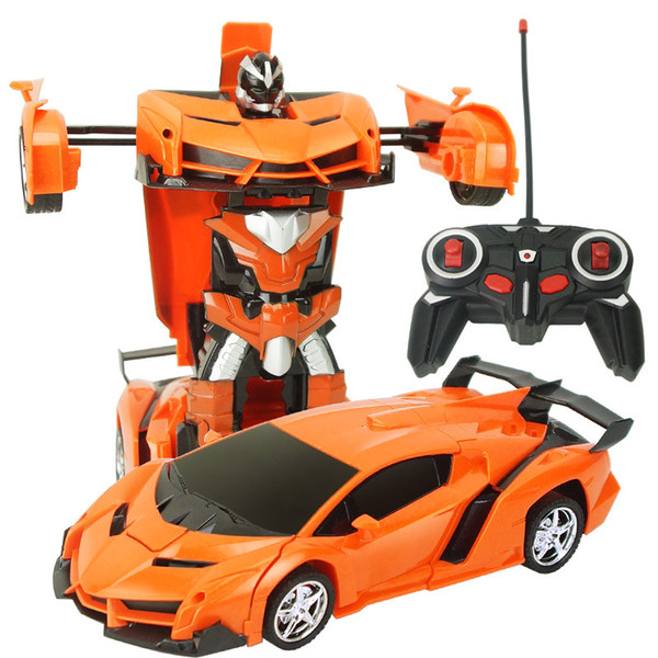 Transformation Robots RC Car Sports Car Models Remote Control Deformation Car RC Robots Kids Toys Children's Birthday Gifts kid toys