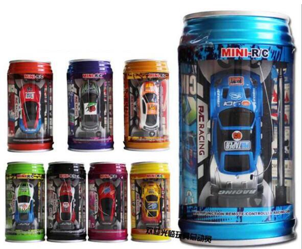 1:63 Mini-Racer Remote Control Car Coke Can Mini Speed RC Radio Remote Control Micro Racing Car Christmas toy gifts for children