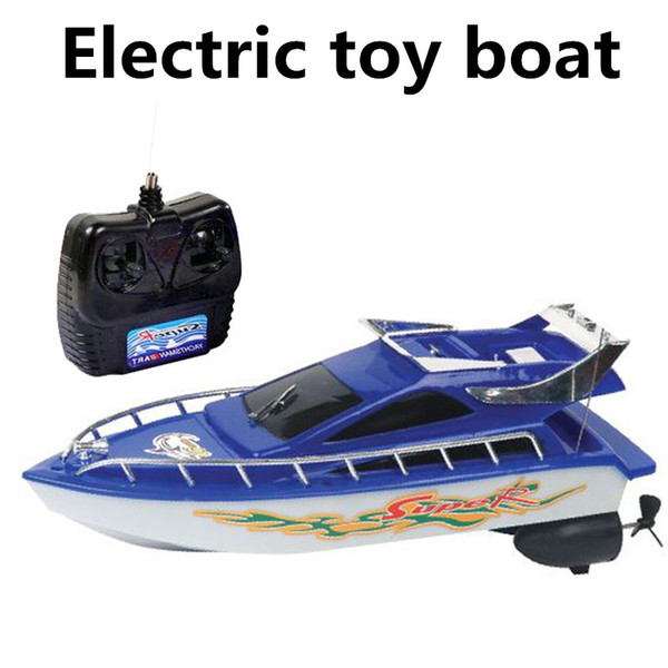 Wholesale-Electric toy boats, remote control boats,4 channel remote control boat, sailing simulation model, free shipping