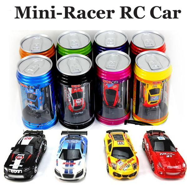 1:63 Mini-Racer Remote Control Car Coke Can Mini Speed RC Radio Remote Control Micro Racing Car Toy gift Radio Control Car