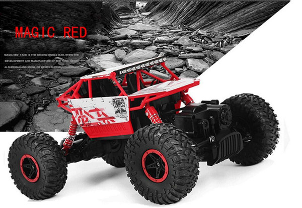 RC Car 2.4GHz Rock Crawler Rally Car 4WD Truck 1:18 Scale Off-road Race Vehicle Buggy Electronic Remote Control Model Toy