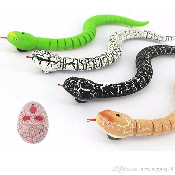 IR RC Ratlesnake Snake Bionic Reptile Animal 3CH Infrared Remote Radio Control Snakes Tricky Brains Toys for kids gift