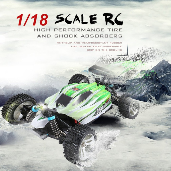 A959-B 2.4G 1/18 Full Proportional Remote Control 4WD Vehicle Electric RTR Off-road Buggy RC Car 70KM/h High Speed .