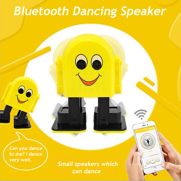 Portable Wireless Multifunction Smart Cute Bluetooth Intelligent RC Robot Speaker Music Dancing Electronic Kids Toy Best Gifts